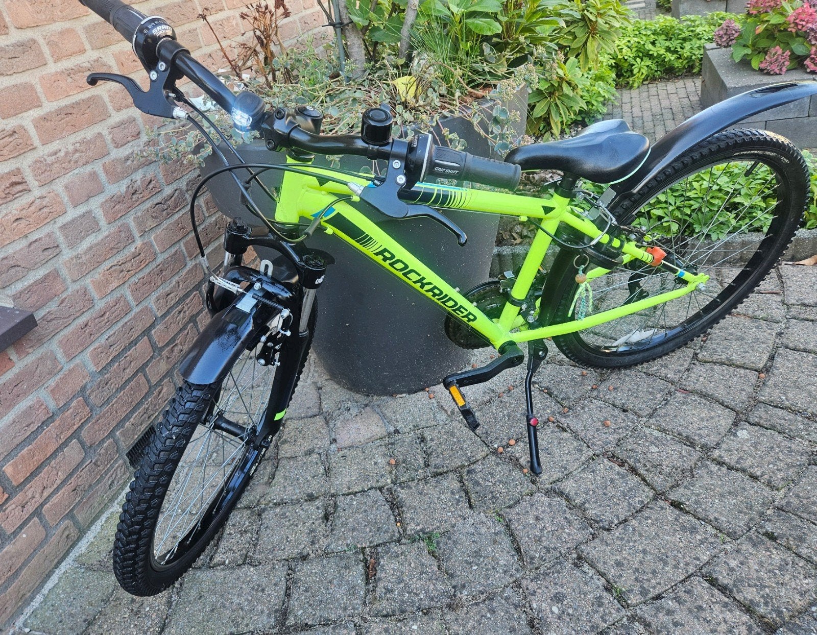 24inch Rockrider ST 500 mountainbike 3 x 6 versnellingen, Fietsen en Brommers, Ophalen, 24 inch, Velgrem, Versnellingen
