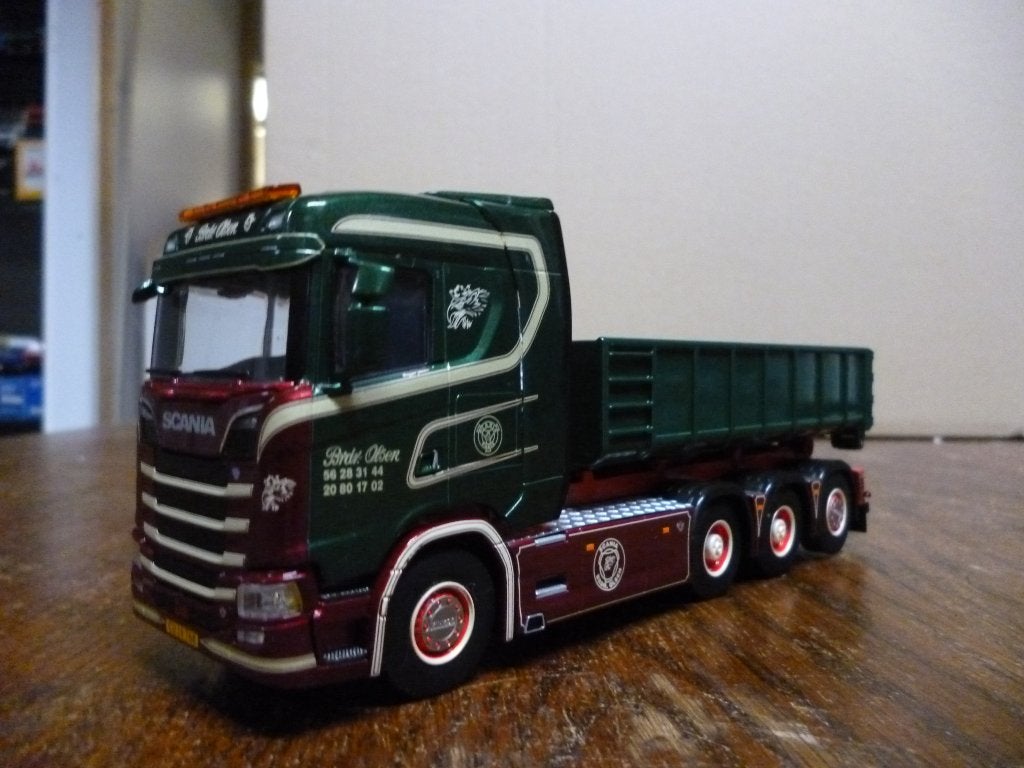 WSI Scania Next Gen met haakarm BRDR Olsen met certificaat, Ophalen of Verzenden, Nieuw, Bus of Vrachtwagen, Wsi