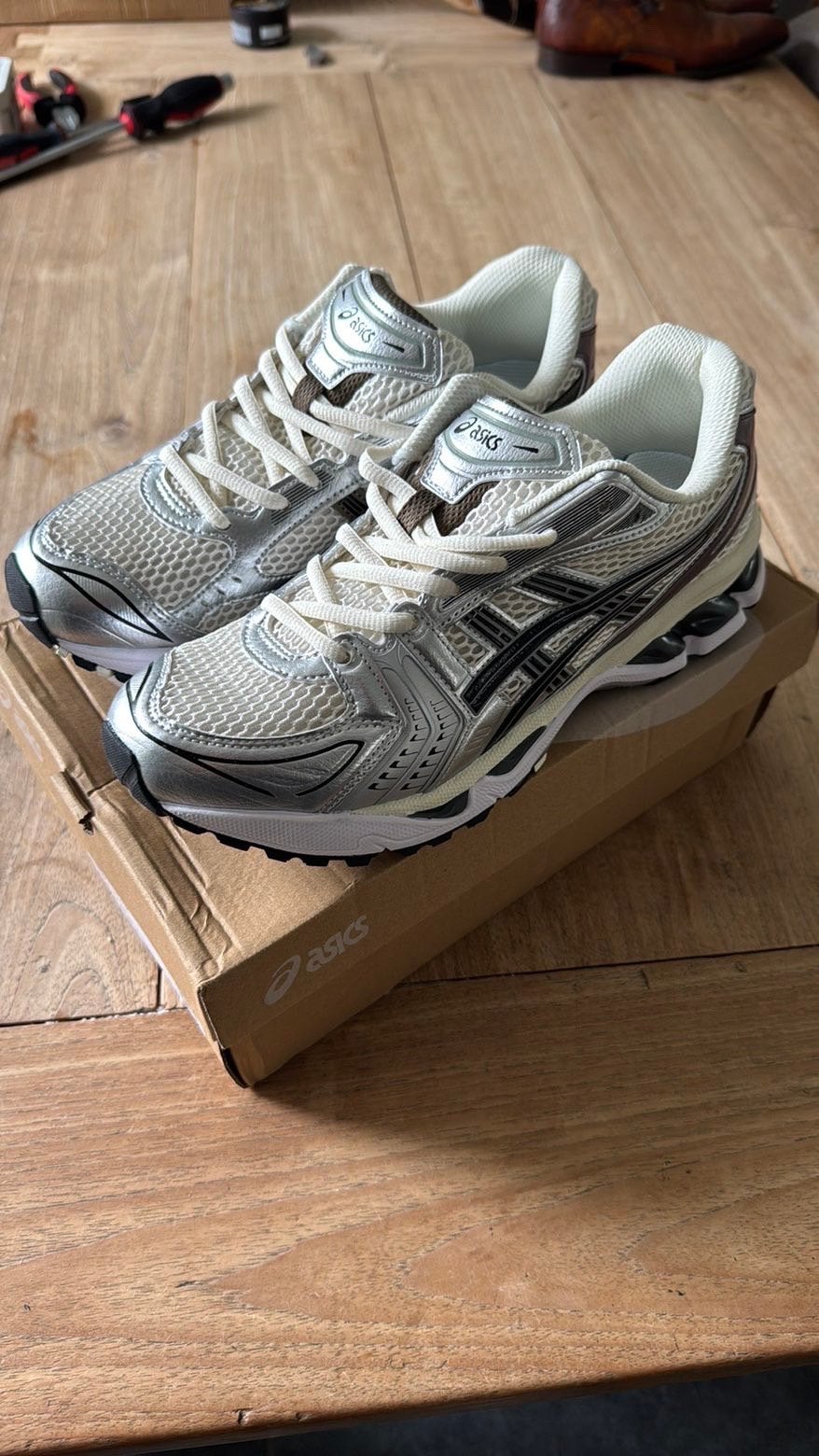 Asics kayano 14 maat 42, Ophalen of Verzenden, Zo goed als nieuw, Hardloopschoenen, Asics