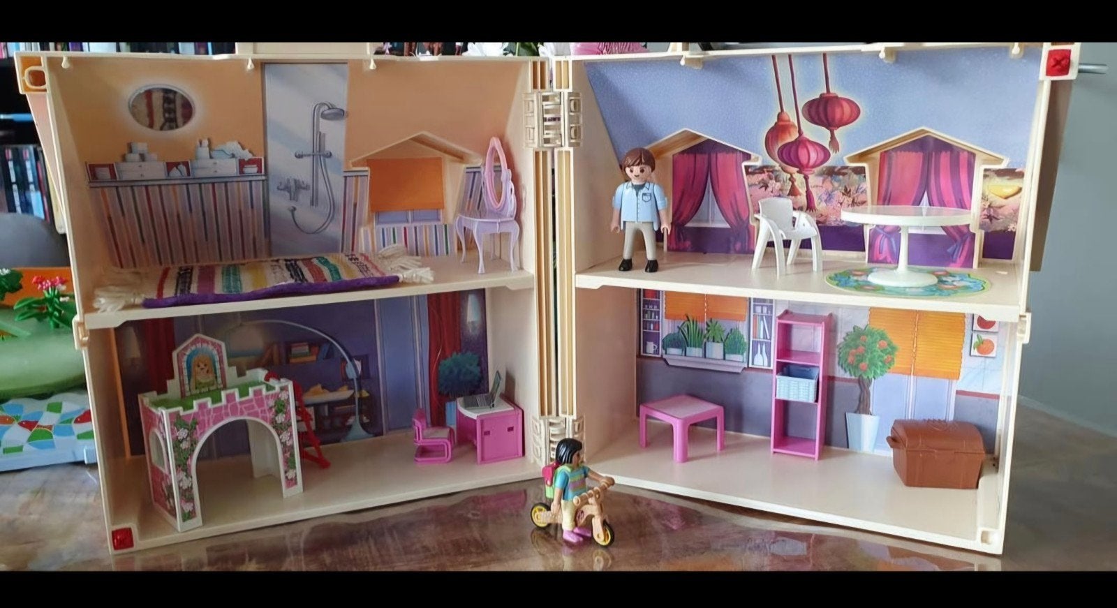 Playmobil Woonhuis met accessoires - Makkelijk verplaatsbaar, Ophalen, Gebruikt, Gebouw, Complete set