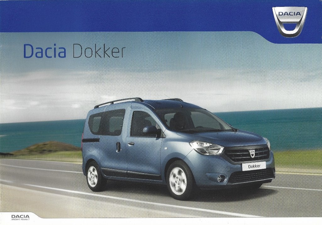 Bochure Dacia Dokker 2012, Ophalen of Verzenden, Gelezen, Overige merken