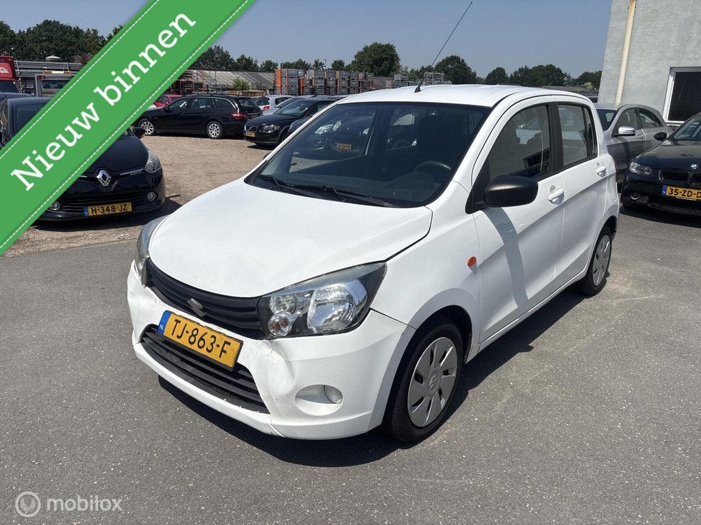 Suzuki Celerio 1.0 Comfort 2018 LICHTE VOORSCHADE, Auto diversen, Wit, Handgeschakeld, 998 cc, Benzine