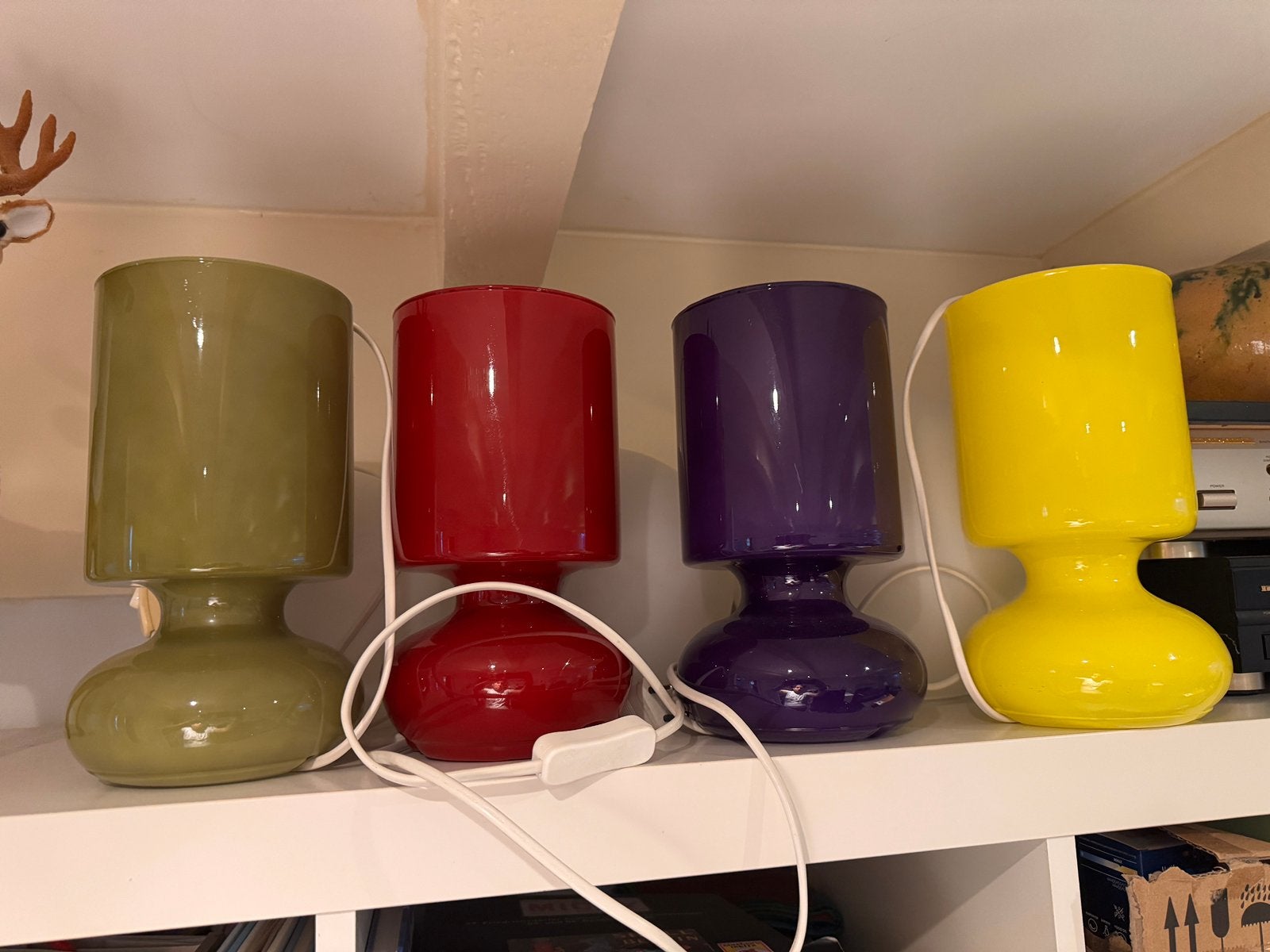 4 Vintage Lykta lampjes (o.a. IKEA) - Zeldzaam, Ophalen, Gebruikt, IKEA, Overige typen