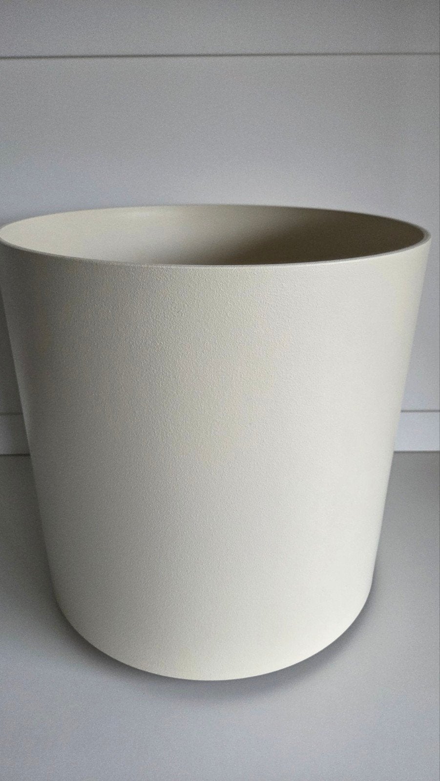 Extra grote bloempot met verborgen wielen H:37cm B:37cm, Kunststof, Zo goed als nieuw, Minder dan 40 cm, Ophalen