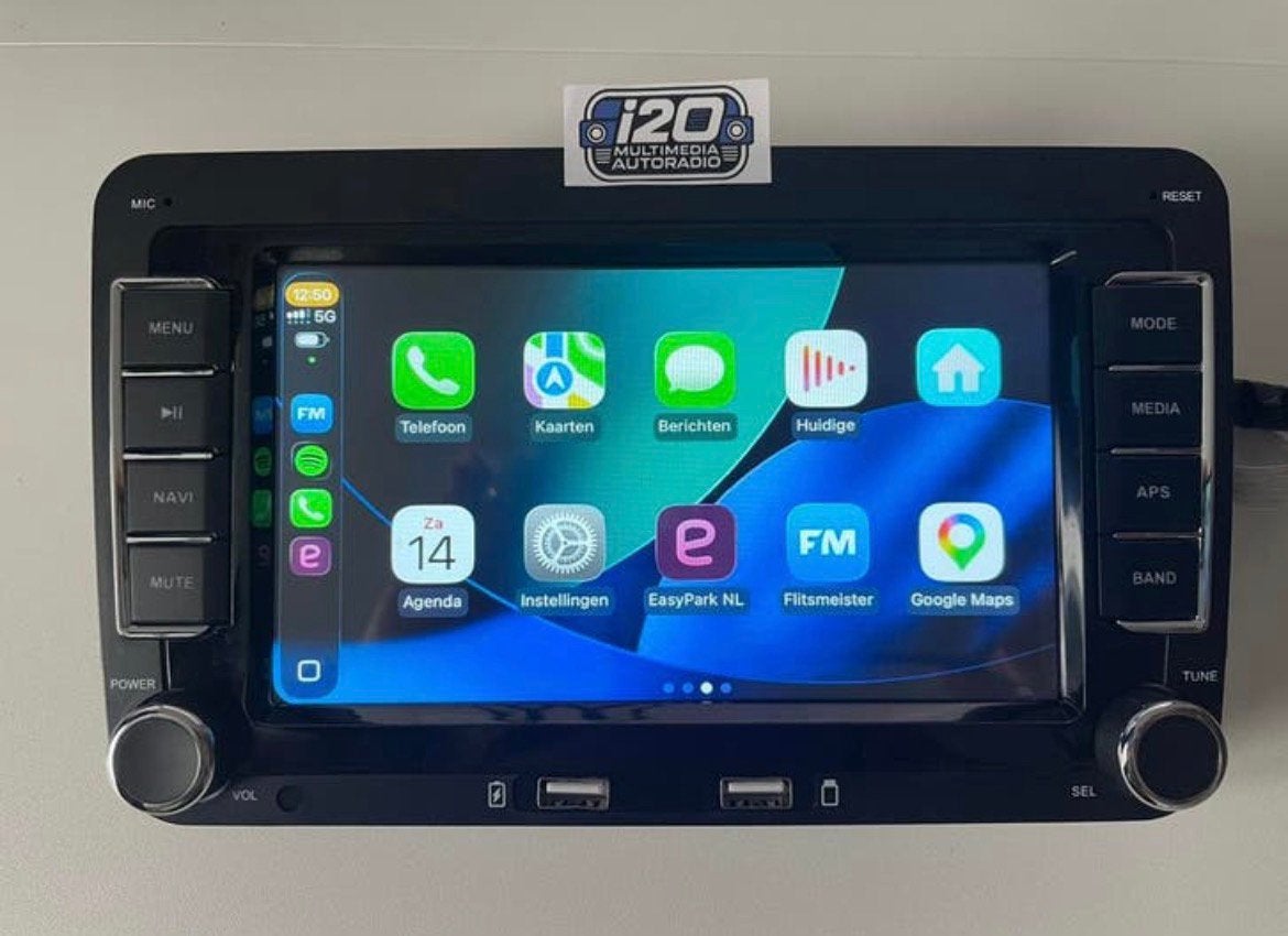 CarPlay voor Volkswagen Polo 6R 2009, 2010, 2011, 2012, 2013, Auto diversen, Autoradio's, Ophalen of Verzenden, Nieuw