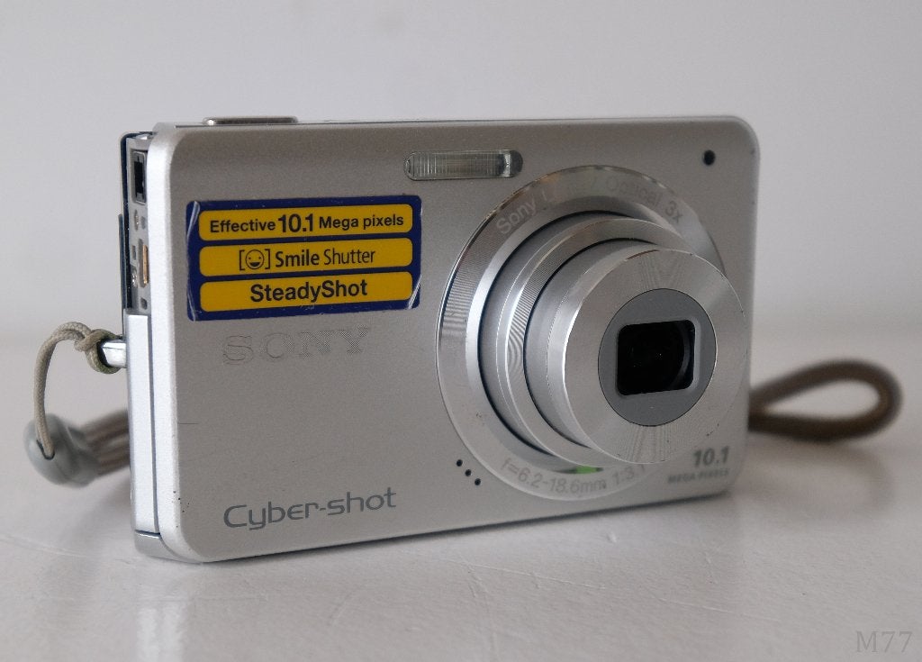 Sony DSC-W180 10,1MP Compact Camera (16GB), Audio, Tv en Foto, Beeldstabilisatie, Gebruikt, Accu, 10 megapixels