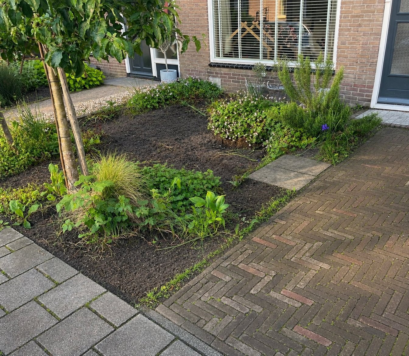 Oud gebakken waaltjes rood/paars/bruin, Tuin en Terras, Tegels en Klinkers, Ophalen of Verzenden, 5 tot 10 m²