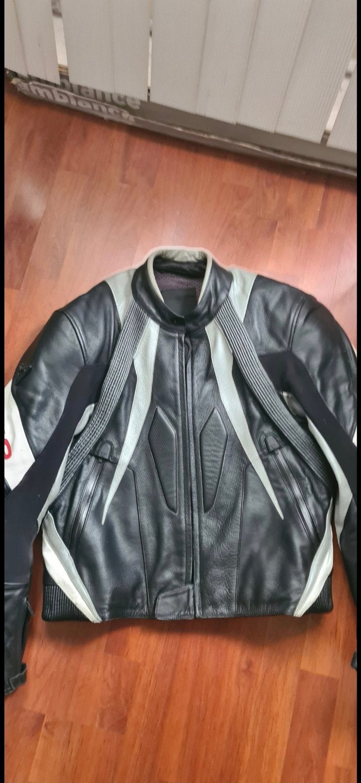 Rev'it 2-delig motorpak leer - Maat 52, Motoren, Kleding | Motorkleding, Ophalen of Verzenden, Tweedehands, Combipak