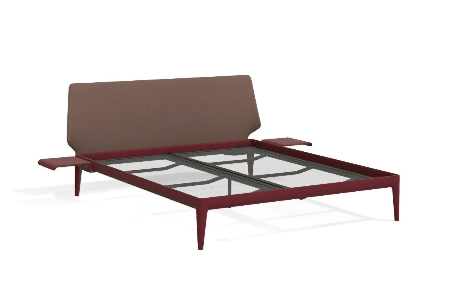 Showroom Auping Essential Bed 180x210 + Tafeltje, 210 cm, Tweepersoons, Ophalen of Verzenden, Zo goed als nieuw