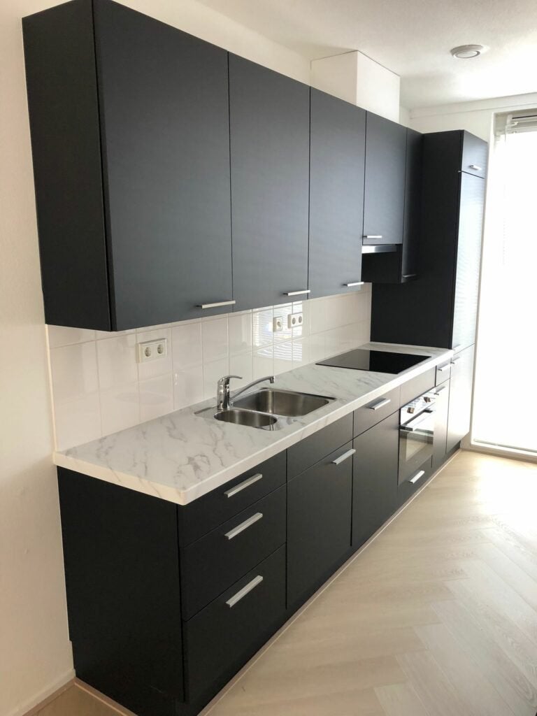 Keuken wrappen., Huis en Inrichting, Ophalen, Zo goed als nieuw, Enkelwandige keuken