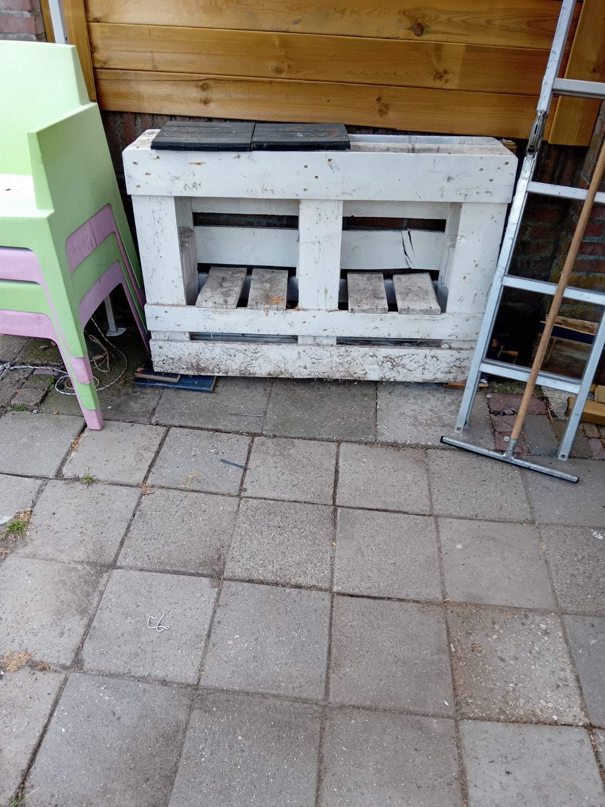 side table., Ophalen, Gebruikt