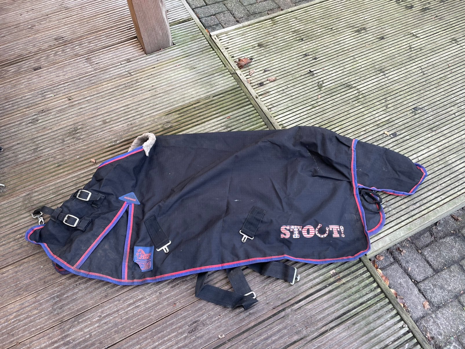Harrys horse stout regendeken ondermaat 125, Ophalen, Gebruikt