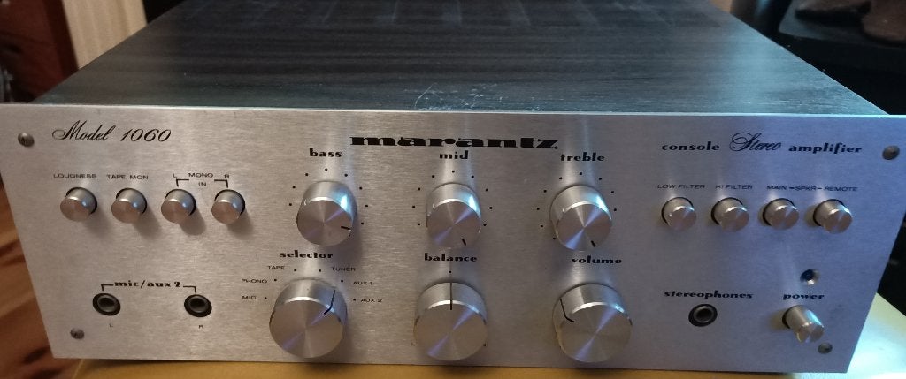 Marantz model 1060, Marantz, Gebruikt, Ophalen of Verzenden, Minder dan 60 watt