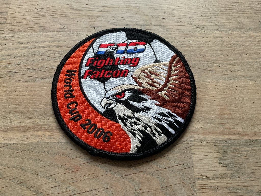 Klu Luchtmacht F-16 badge patch embleem, Ophalen of Verzenden, Nieuw, Patch, Badge of Embleem