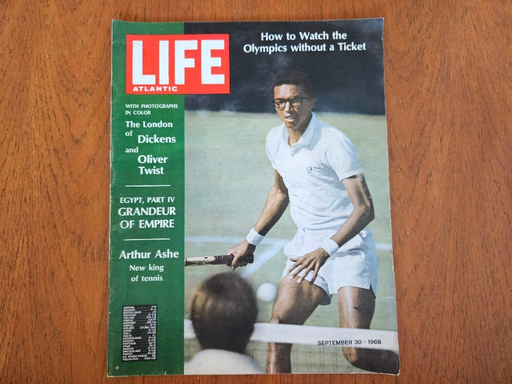 Life Atlantic 30 September 1968 Tijdschrift | Arthur Ashe, Boeken, Tijdschriften en Kranten, Ophalen of Verzenden, Gelezen, Overige typen