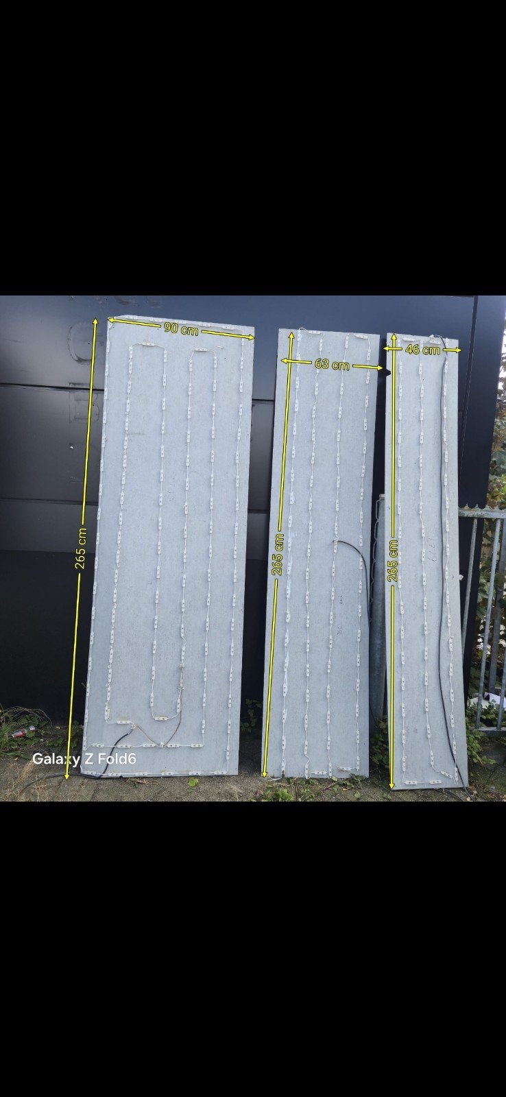 Grote LED-panelen voor lichtreclame of decoratie, Ophalen, Gebruikt, 60 cm of meer, Overige typen