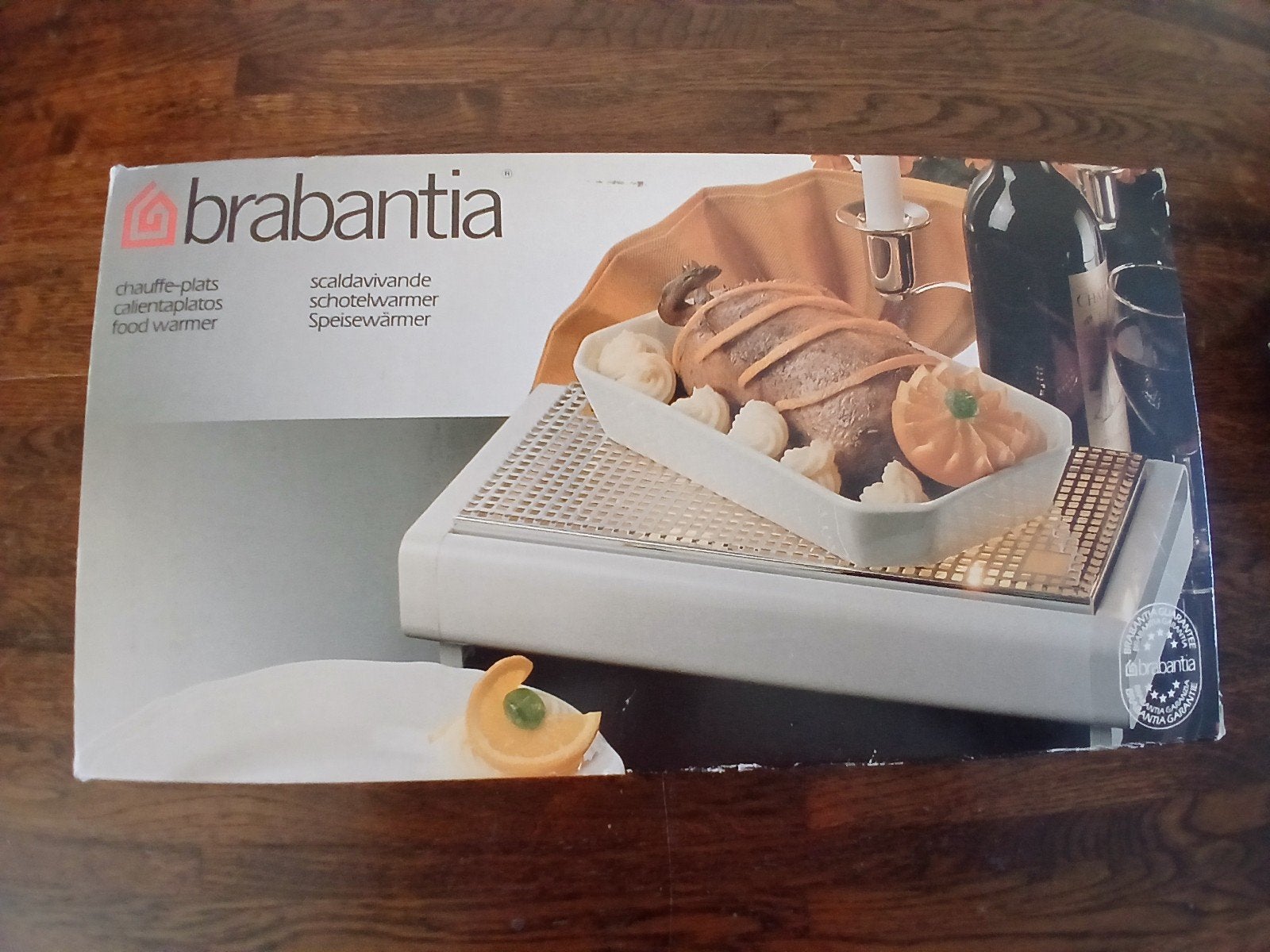 Brabantia schotelwarmer met 2 kaarsjes, Huis en Inrichting, Keuken | Keukenbenodigdheden, Overige typen, Kunststof, Ophalen of Verzenden