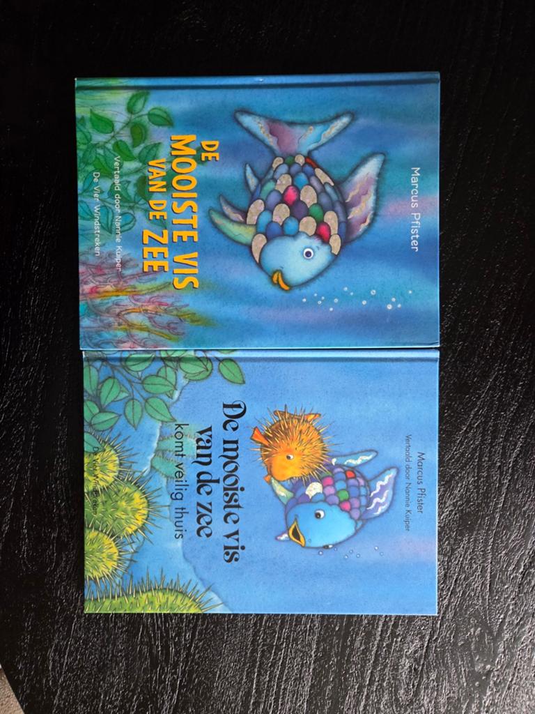 De Mooiste Vis van de Zee - 2 boeken, Ophalen of Verzenden, Gelezen, Marcus Pfister, 3 tot 4 jaar