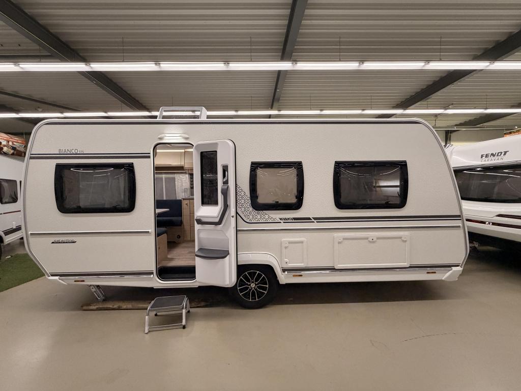 Fendt Bianco Selection 515 SG 2000kg+bedverbreding+TV houder, Caravans en Kamperen, Caravans, Rondzit, Bedrijf, Schokbreker, Overige typen