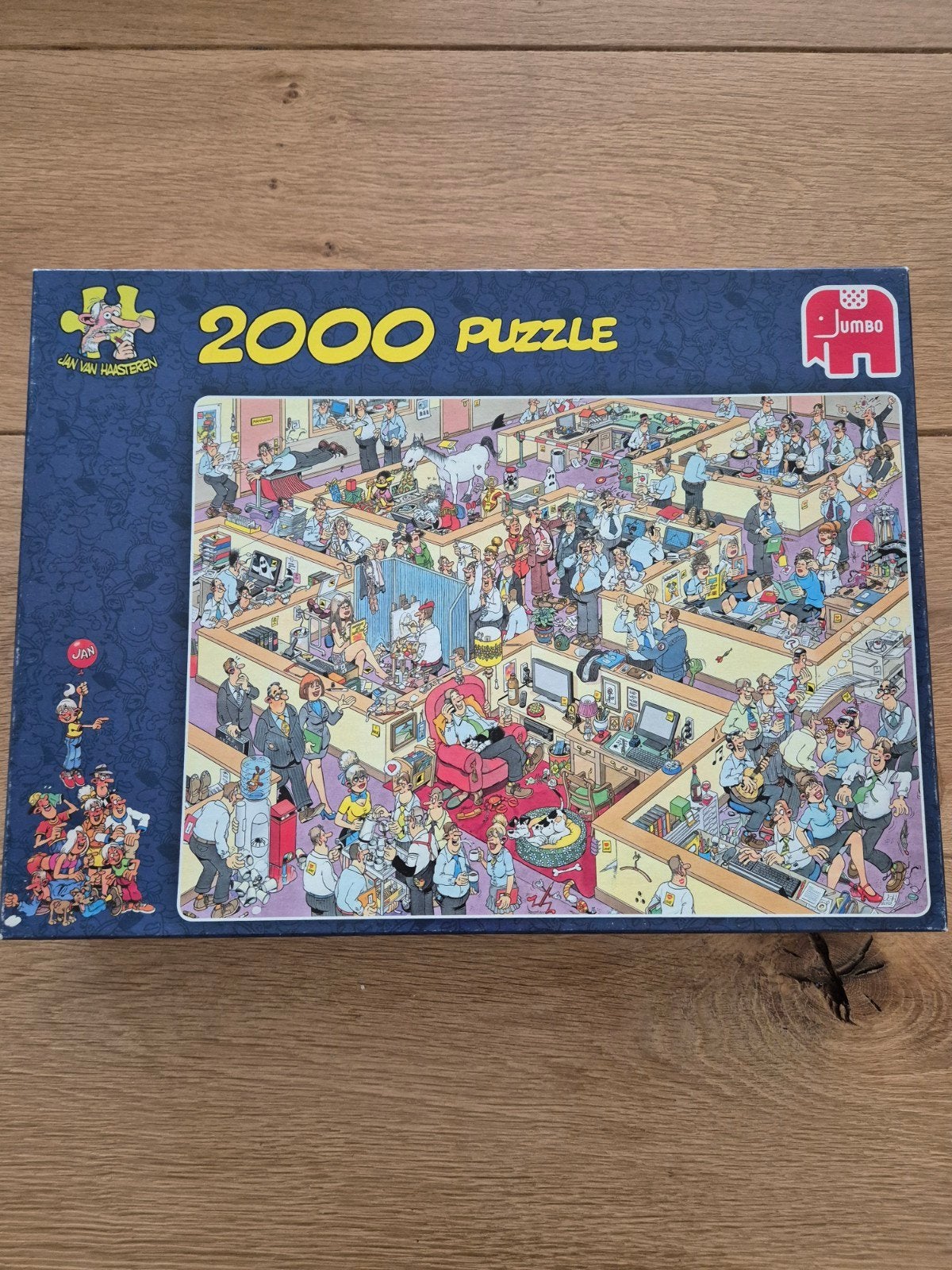 Puzzle 2000 stukjes Jan van Haasteren Het kantoor, Ophalen of Verzenden, Meer dan 1500 stukjes, Zo goed als nieuw, Legpuzzel