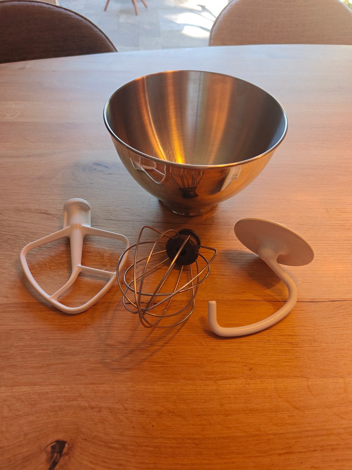 KitchenAid Mengkom met Accessoires - Zo goed als nieuw, 3 tot 4 liter, Ophalen of Verzenden, Zo goed als nieuw, Vaatwasserbestendig