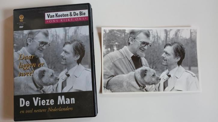 Van Kooten en De Bie - De Vieze Man dvd + ansichtkaart, Alle leeftijden, Ophalen of Verzenden, Zo goed als nieuw, Komedie