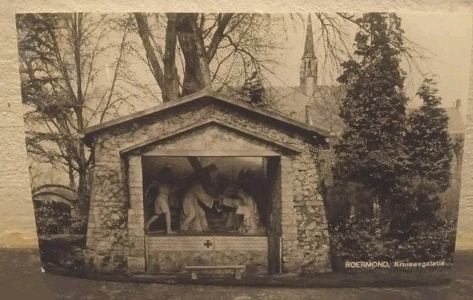 Roermond kruiswegstatie kapel O.L. Vrouw in 't Zand, Ophalen of Verzenden, Voor 1940, Overige onderwerpen