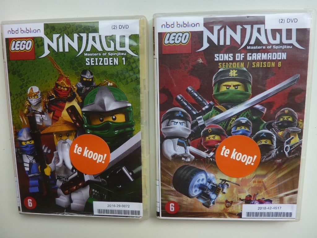 Ninjago Seizoen 1 en 8, Cd's en Dvd's, Vanaf 12 jaar, Ophalen of Verzenden, Gebruikt, Anime (Japans)