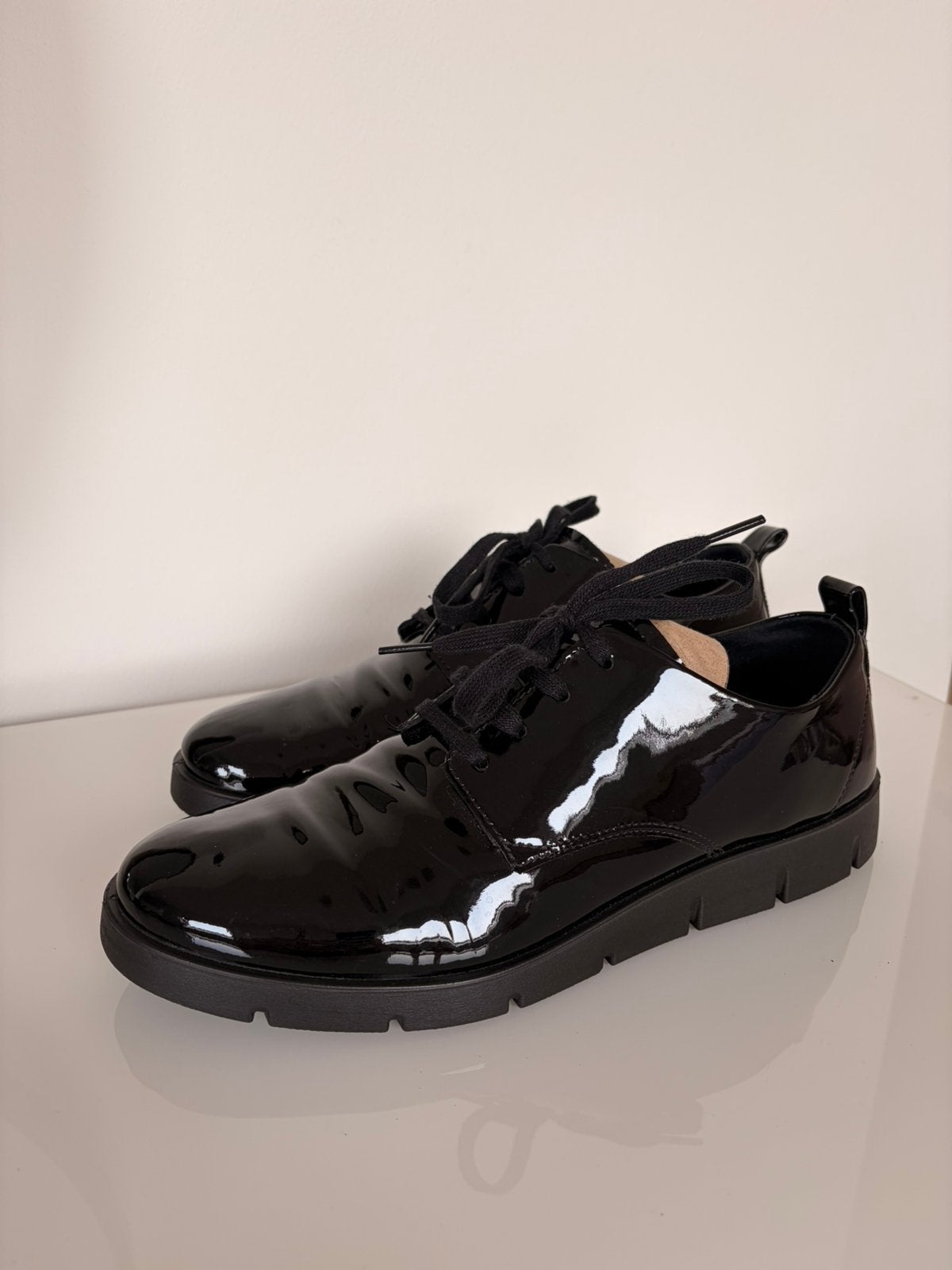 Nieuwe zwarte lakschoenen van Ecco 41, Ecco, Zwart, Nieuw, Ophalen of Verzenden
