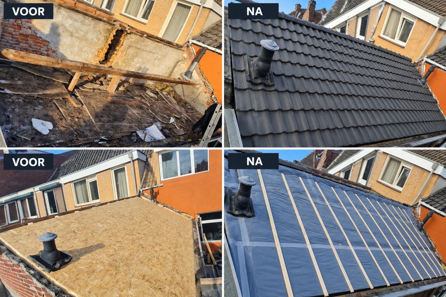 Dakdekker | Bitumen dak | Daklekkage | Dakrenovatie, 24-uursservice, Bitumineus