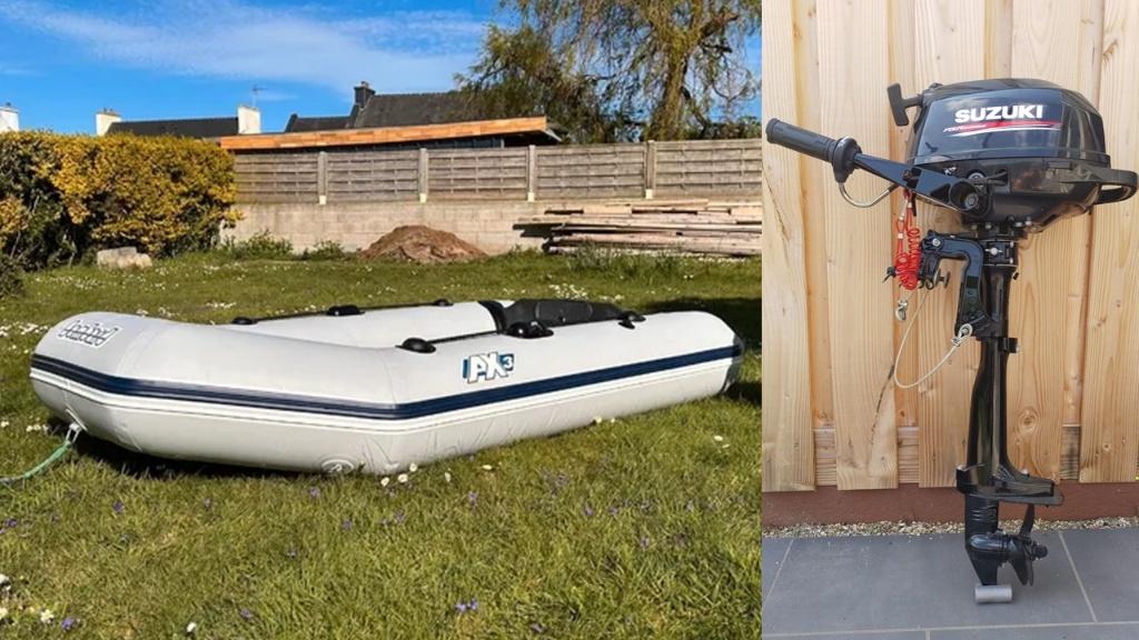 Zodiac Bombard AX3 + nieuwe Suzuki DF 2.5S – Vaarklaar, Watersport en Boten, Ophalen, Zo goed als nieuw, Overige typen