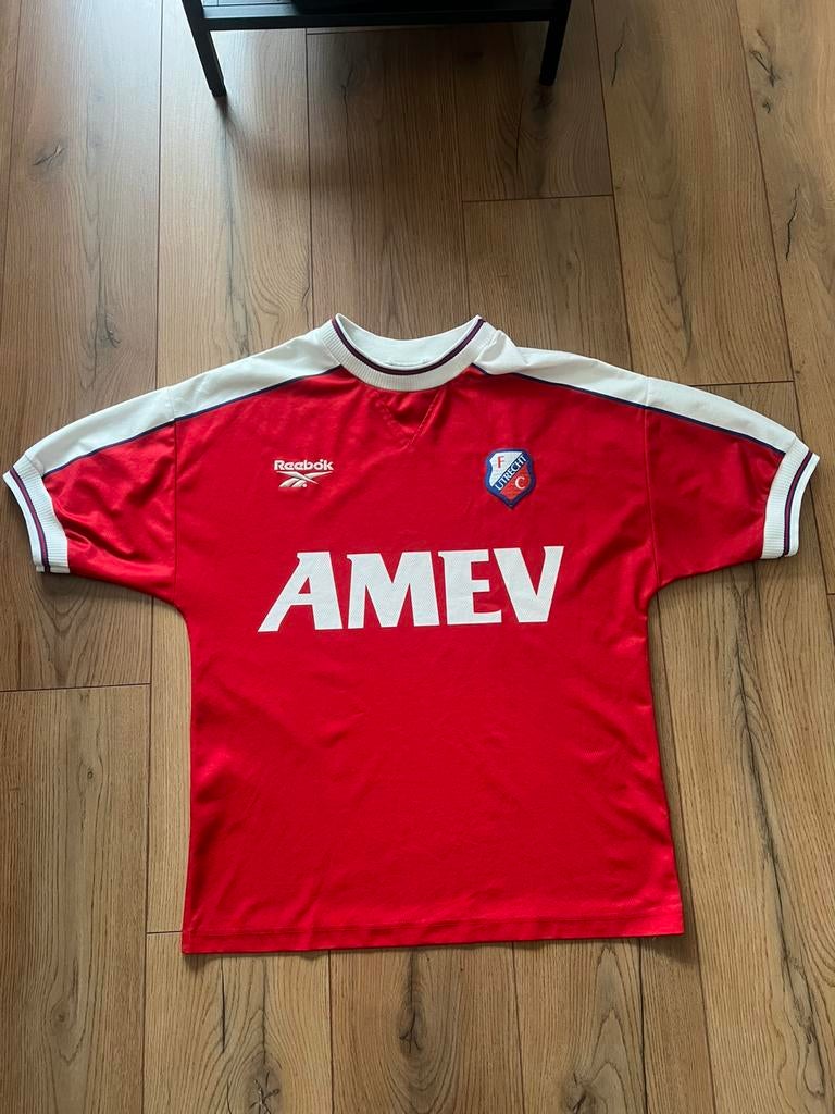 FC Utrecht thuis 1998 maat M, Maat M, Ophalen of Verzenden, Zo goed als nieuw, Shirt
