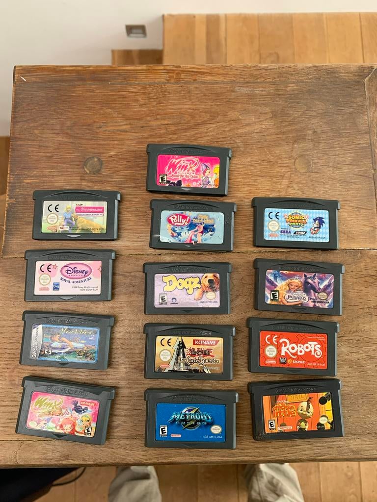 13 Game Boy Advance (GBA) Spelletjes Collectie, Spelcomputers en Games, Games | Nintendo Game Boy, Avontuur en Actie, Gebruikt