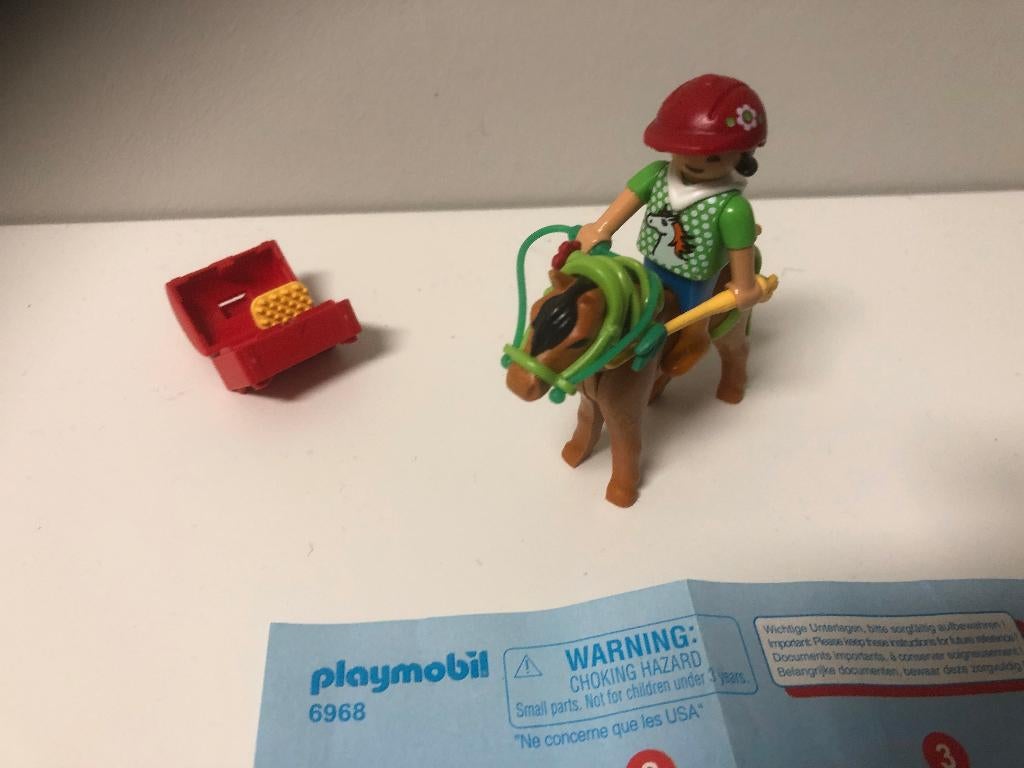 Playmobil 6968 paardenverzorger, Ophalen of Verzenden, Zo goed als nieuw, Complete set