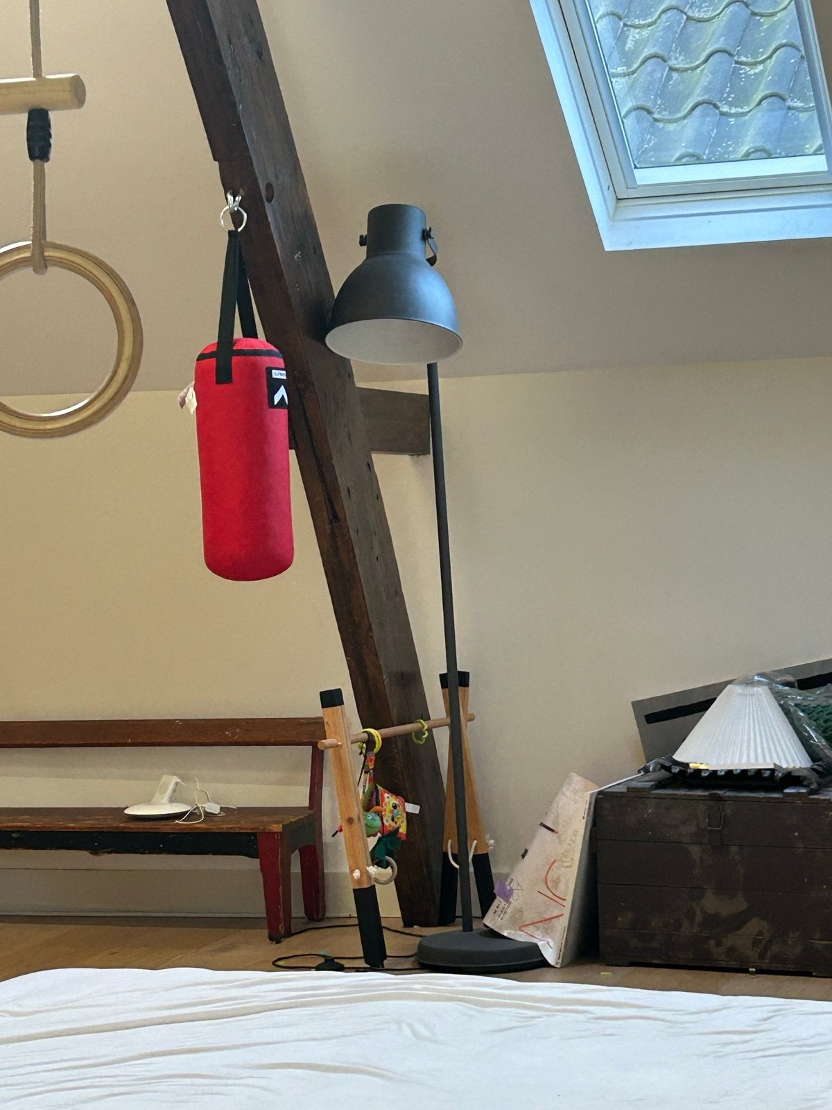 Gratis Lamp Ikea Hektar, Ophalen, Gebruikt, E27 (groot), Metaal