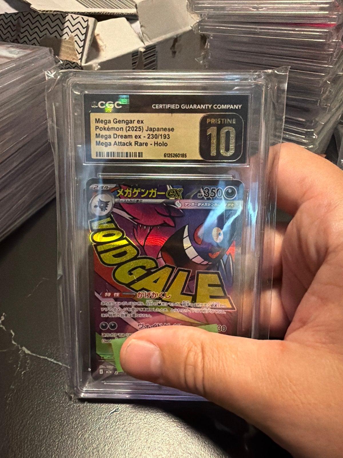 Mega Gengar ex Pokémon Kaart (2025) Japans CGC 10, Ophalen of Verzenden, Nieuw, Losse kaart, Foil