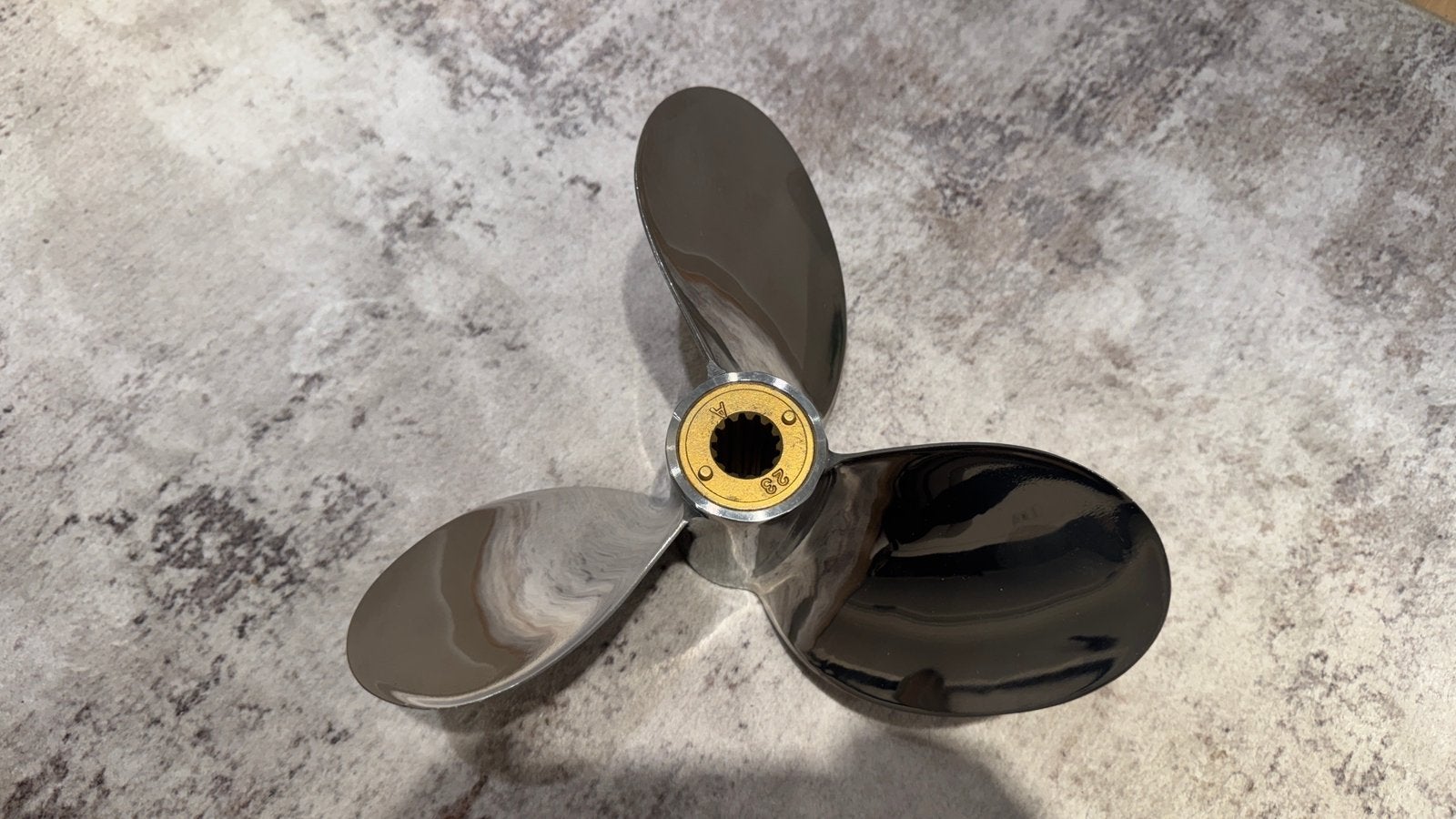 Chopper 10,38x18p Propeller 13 Spline Zapcat Yamaha Tohatsu, Ophalen, Zo goed als nieuw, Motor en Techniek, Motorboot