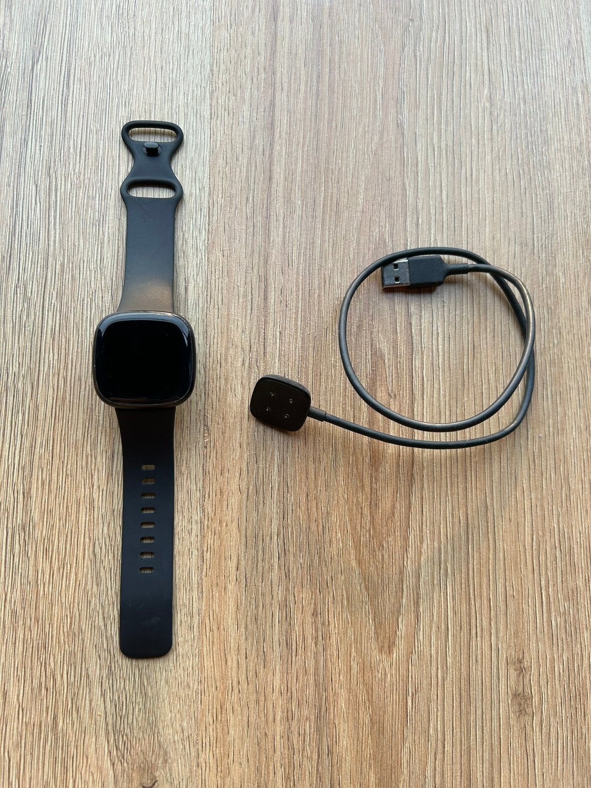 Fitbit Versa 2, Ophalen, Zo goed als nieuw, Zwart, Android