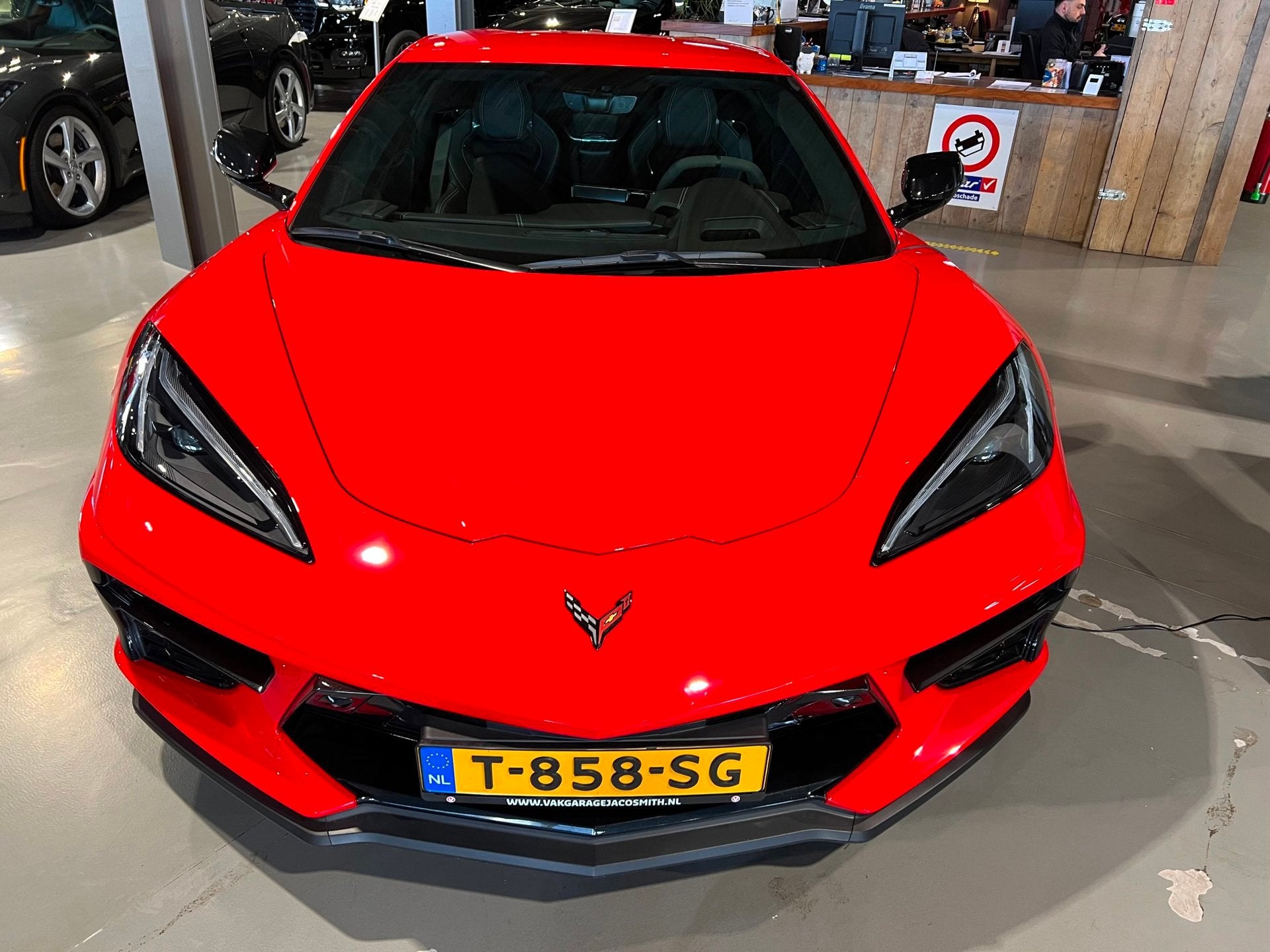 Chevrolet USA Corvette Convertible 6.2 Stingray C8, Auto's, Chevrolet, Automaat, Achterwielaandrijving, Gebruikt, Leder en Stof