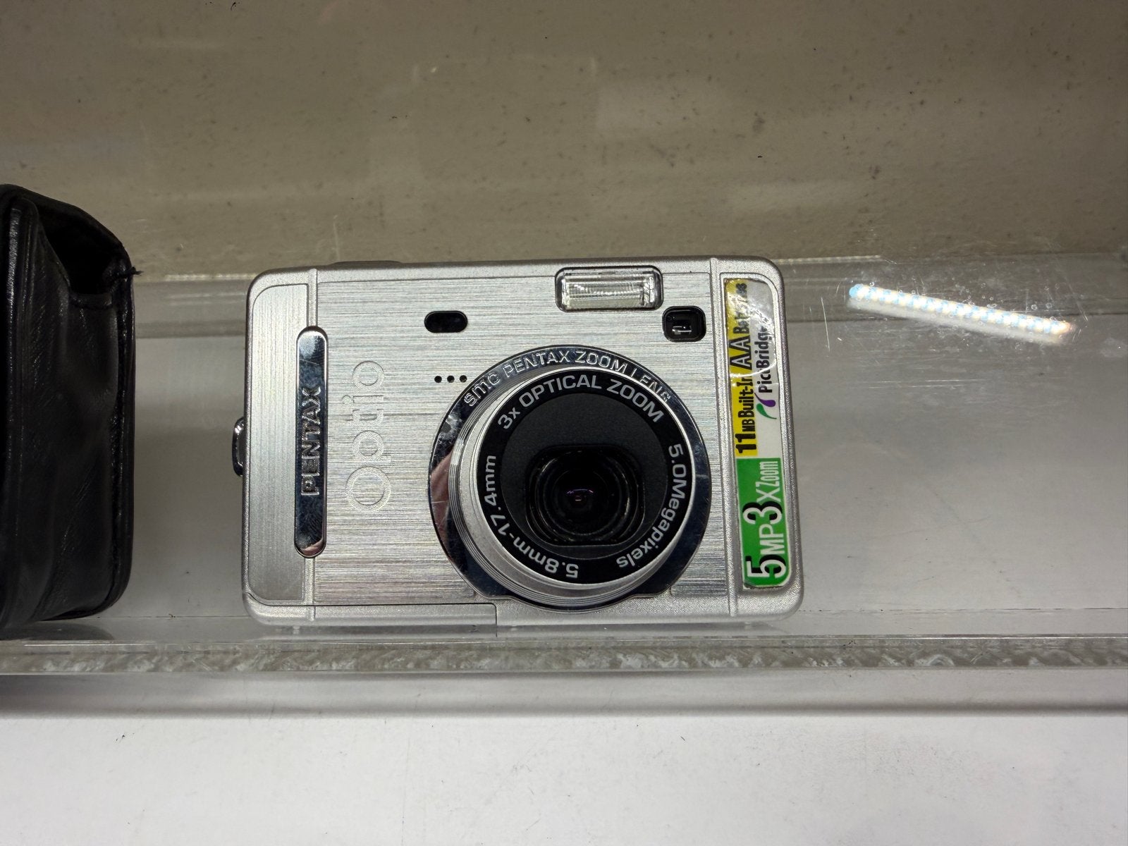 Pentax Optio S50 Compactcamera - 5.0 Megapixels, Audio, Tv en Foto, Ingebouwde flitser, Gebruikt, Ophalen of Verzenden, Compactcamera