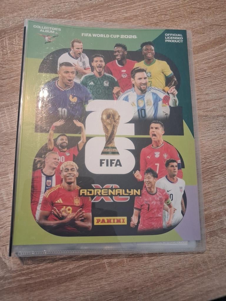 Xl adrenalyn panini fifa world cup 2026, Ophalen of Verzenden, Zo goed als nieuw, Buitenlandse clubs, Poster, Plaatje of Sticker