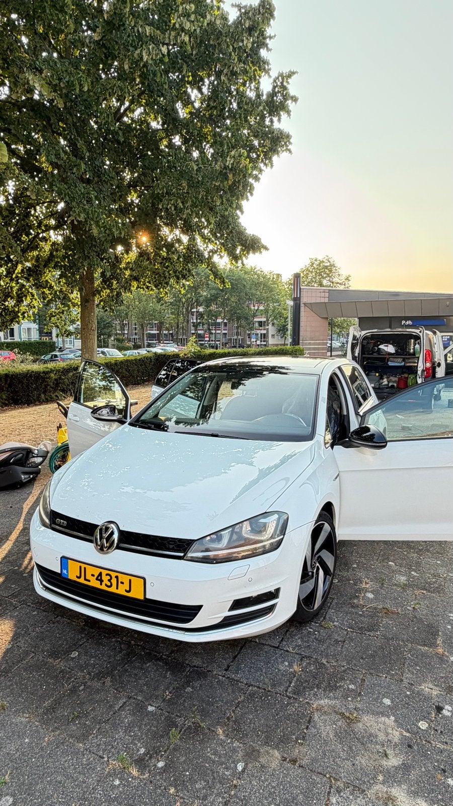 Volkswagen Golf 2.0 TDI 110KW 5D DSG 2014 Wit, Auto's, Alcantara, Wit, Geïmporteerd, 154 €/maand