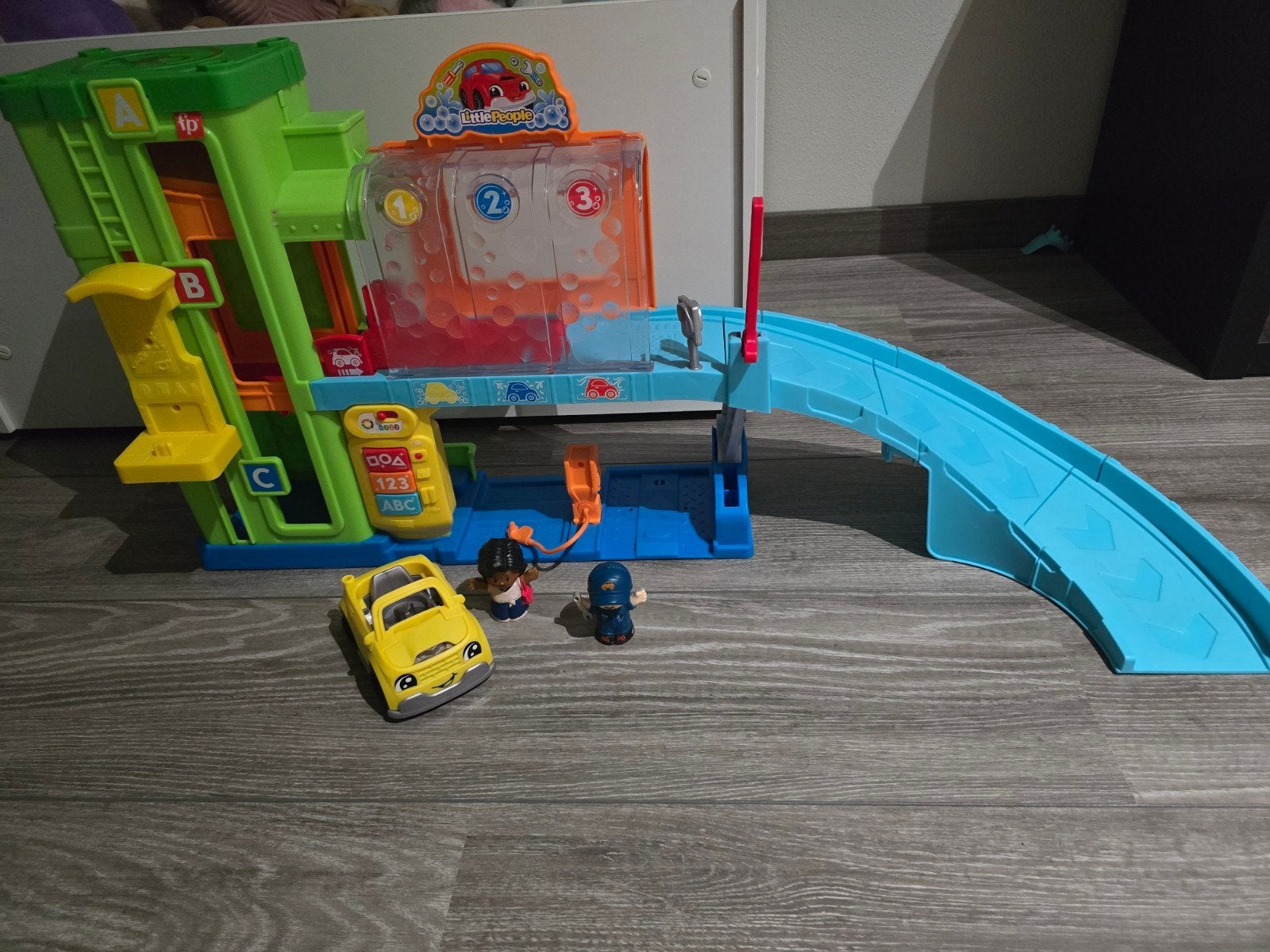 Little people garage, Kinderen en Baby's, Ophalen, Zo goed als nieuw, Handmatig, Overige merken