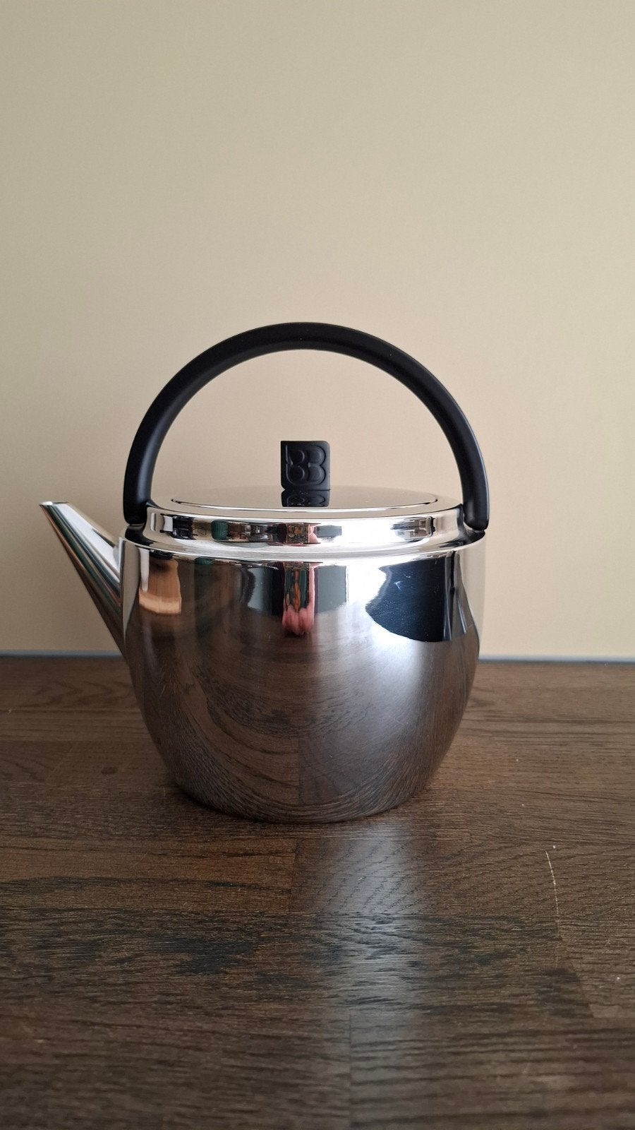 Bredemeijer theepot Celebrate 1.0L, Huis en Inrichting, Theepot/fluitketel, Gebruikt, Bredemeijer, Zilver
