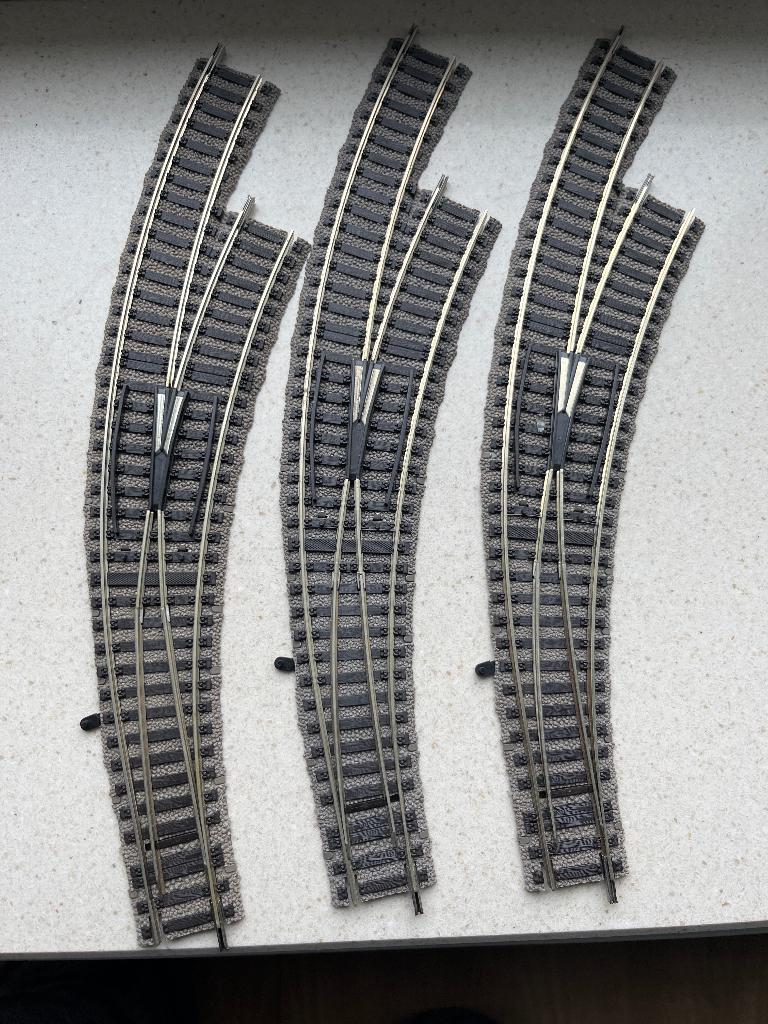 3x Fleischmann ho Profi wissels .zie omschrijving, Hobby en Vrije tijd, Gelijkstroom, Fleischmann, Rails, Ophalen of Verzenden