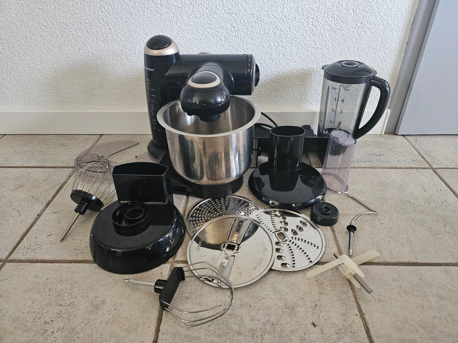Silver Crest keukenmachine., 3 tot 4 liter, Ophalen of Verzenden, Gebruikt, 3 snelheden of meer
