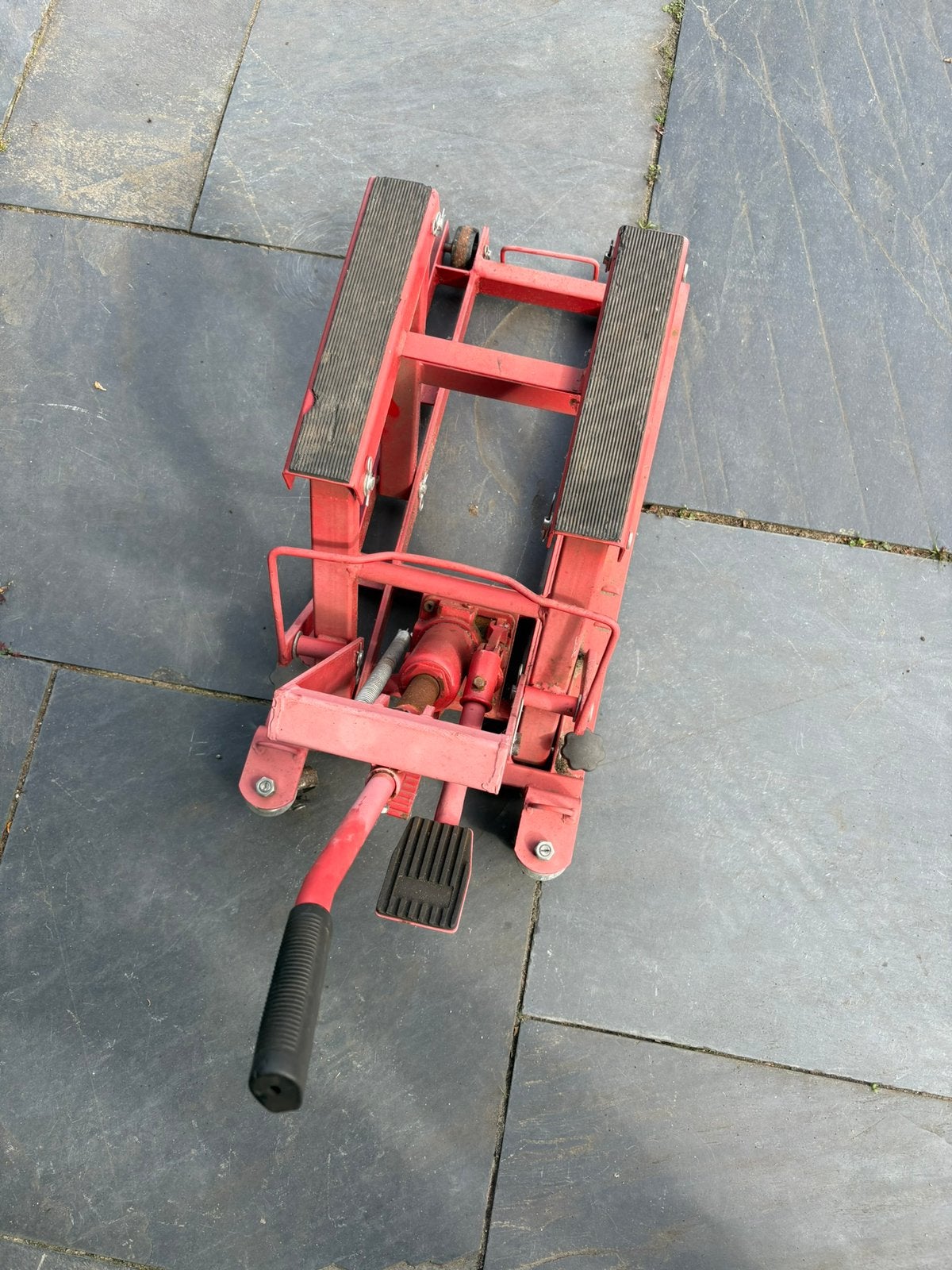 Motor krik, Auto diversen, Ophalen of Verzenden, Gebruikt, Hydraulisch, Garagekrik