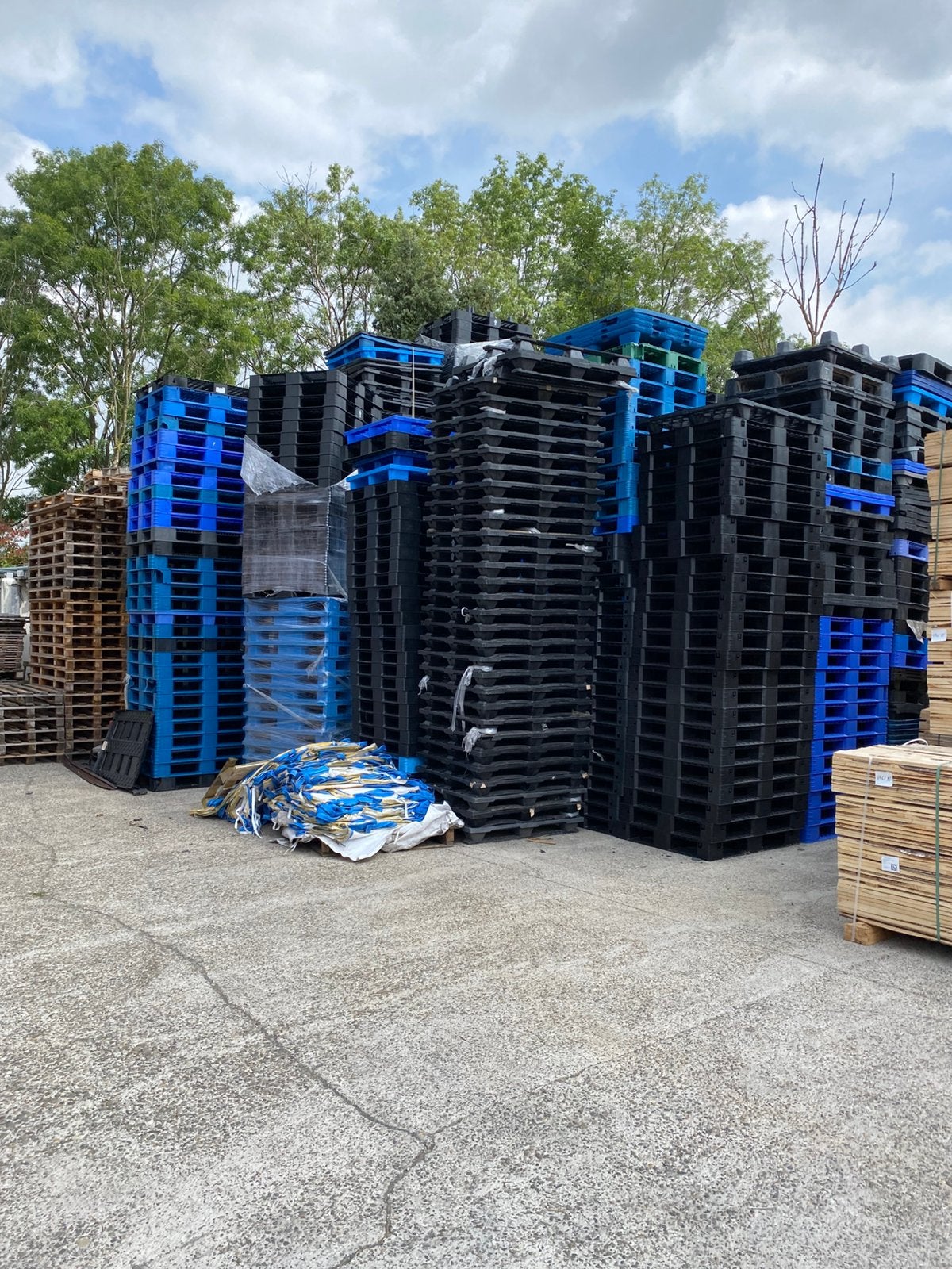 Kunststof pallets, Ophalen, Gebruikt, Minder dan 180 cm, Palen