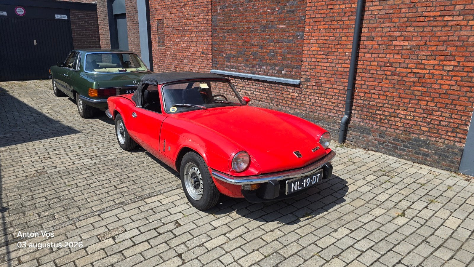 Triumph Spitfire 1.3 MK IV US 1973 Rood, Auto's, Triumph, Particulier, Spitfire, Benzine, Cabriolet, Handgeschakeld, Geïmporteerd