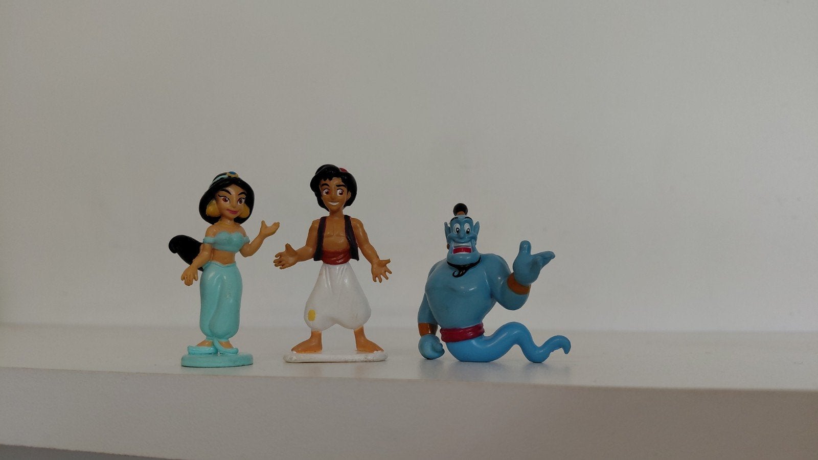 3 aladdin poppetjes Disney, Ophalen of Verzenden